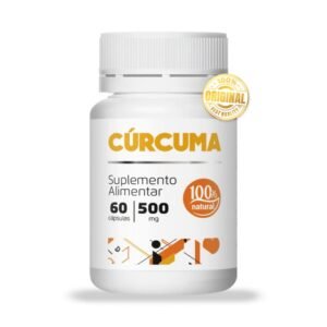 Cúrcuma Longa -Açafrão 60 Cápsulas 500mg