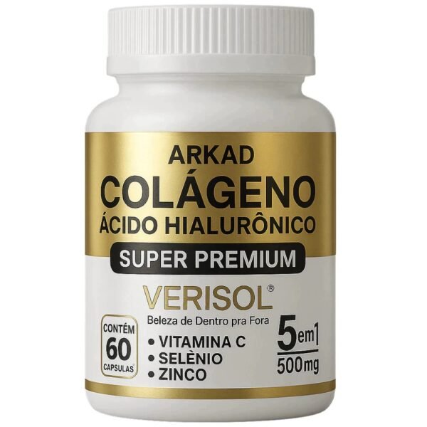 Colágeno Hidrolisado Verisol com Vitamina C - 60 Cápsulas - Original